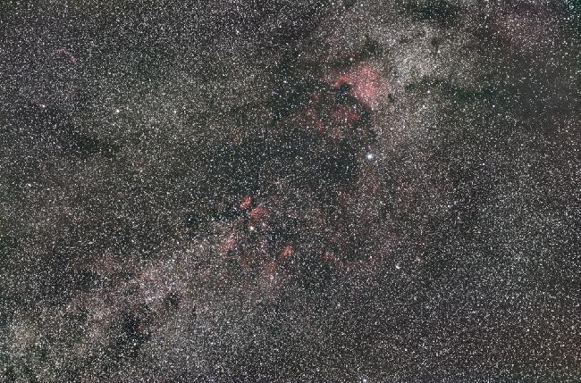 Voie lactée, région du Cygne