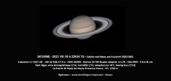 Saturne 09 août 2021