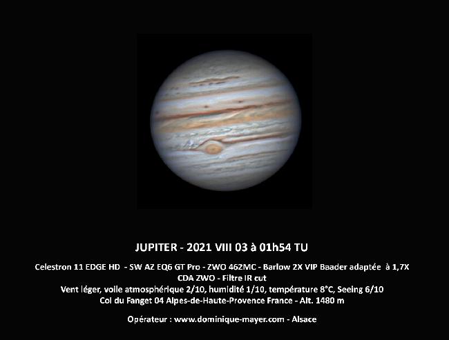 Jupiter - 03 août 2021