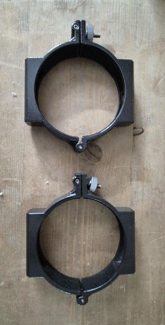 Accessoires telescope anneaux colliers et queue d'aronde