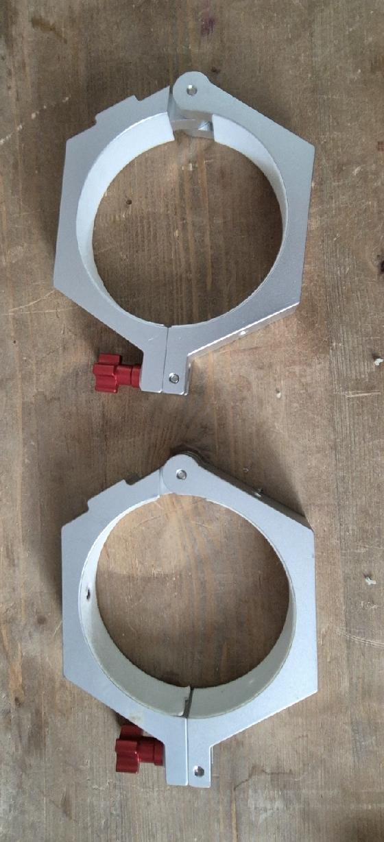 Accessoires telescope anneaux colliers et queue d'aronde