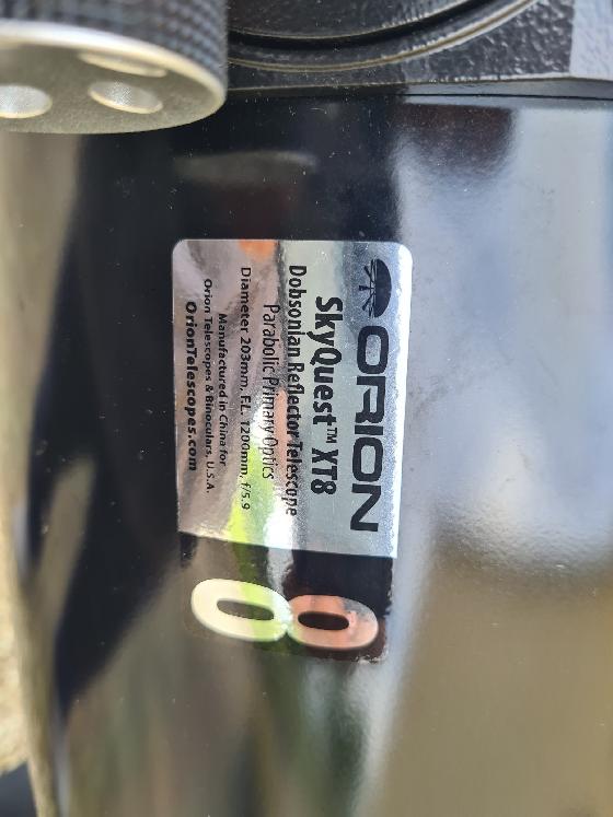 Télescope dobson orion  skyquest xt8 