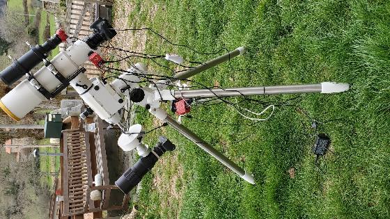 Kit complet pour l'astrophotographie.