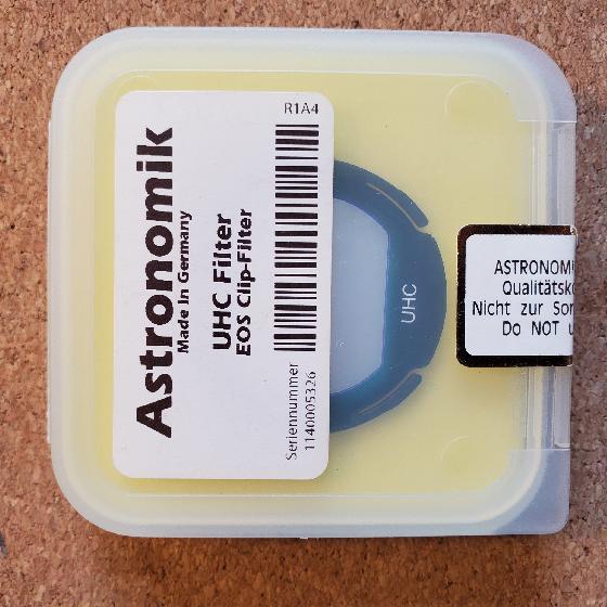 Astronomik UHC filtre EOS Clip-filtre
