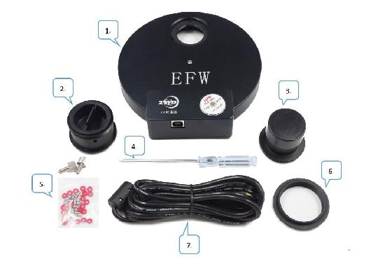 roue à filtre ZWO EFW 36mm