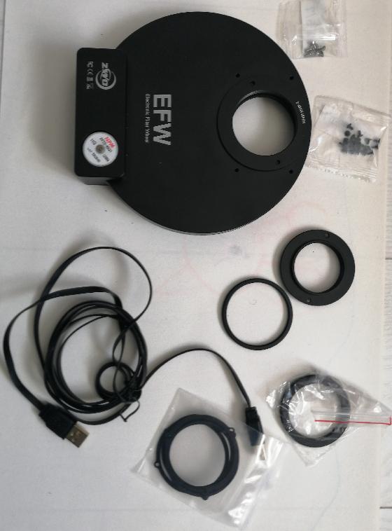 Roue à filtres EFW 5x50,80mm motorisée ZWO 