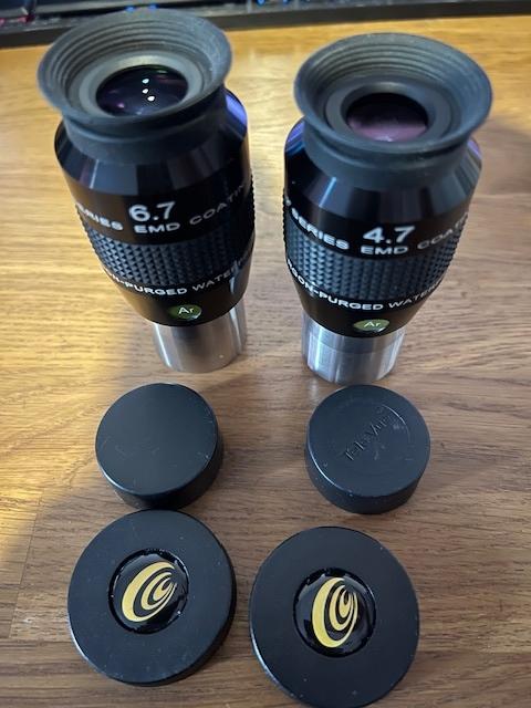 Oculaires ES 82° 4.7mm et 6.7mm