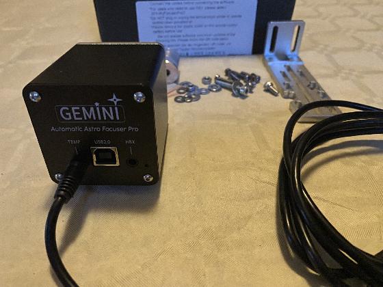 EAF Gemini  moteur mise au point + platine support