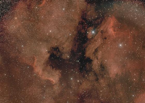 NGC7000 Plus rouge