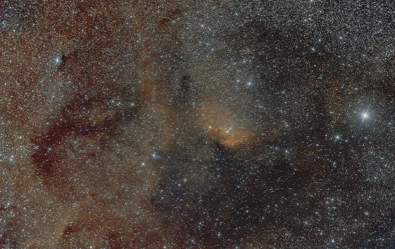 SH2-101 Nébuleuse de la tulipe