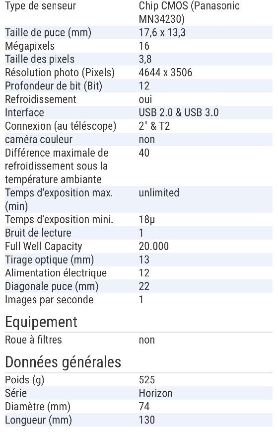 Atik Horizon monochrome