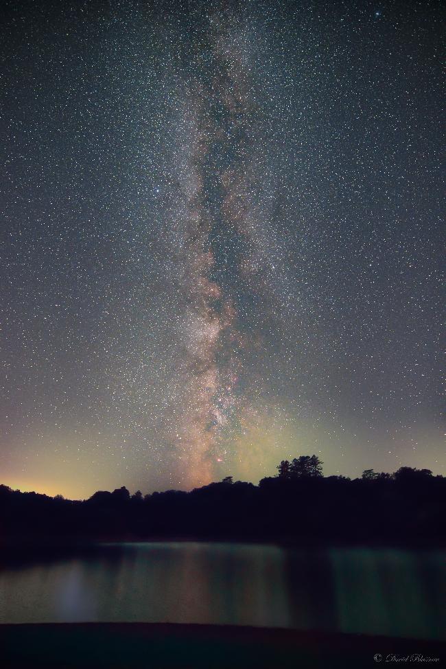 Voie Lactée au dessus du Lac du Jaunay