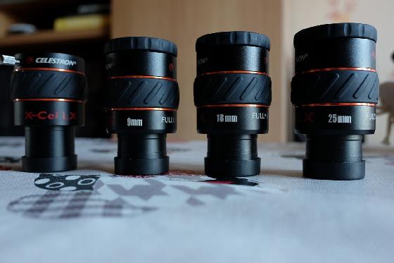 Lots d'oculaires CEL LX