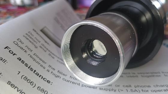 Filtre chromosphère DayStar H-Alpha QUARK