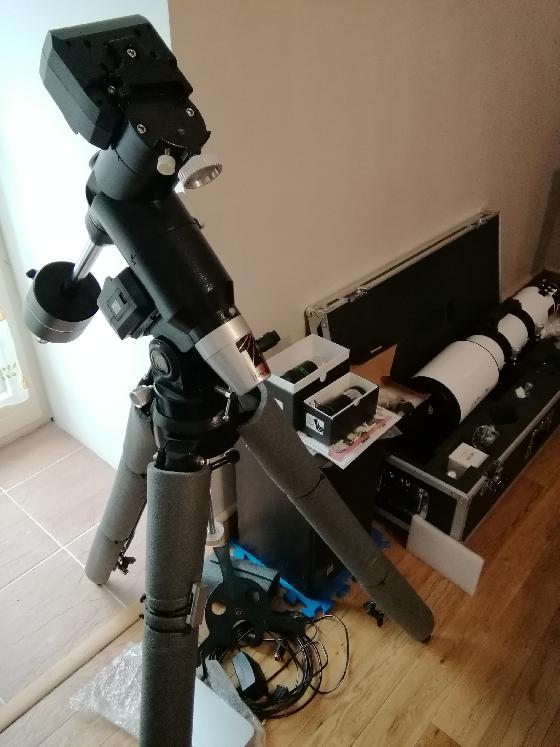 Refrac. apochromatique 127x952 FCD1, Ethos 10, EXOS2 + malle alu - état neuf 