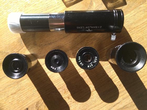 Oculaires 25,4 perl Royal et autres