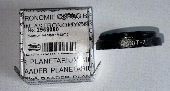 Bague T-adapter M43 /T2 Baader