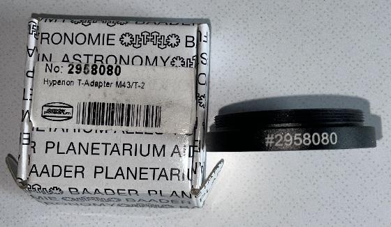 Bague T-adapter M43 /T2 Baader