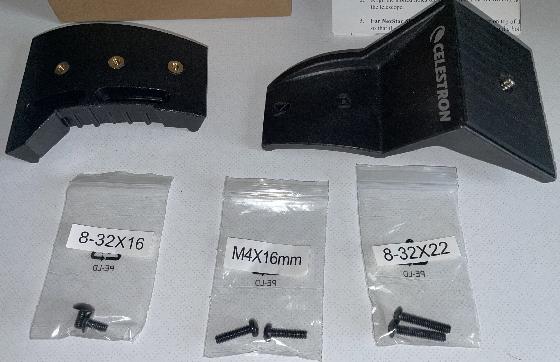 Support photo en parallèle CELESTRON piggyback mount SCT