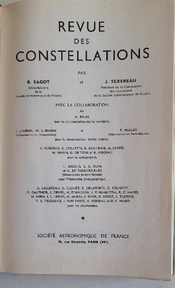 Revue des constellations