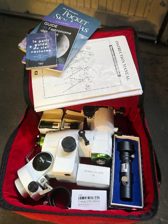 Pack Télescope Sky-Watcher Newton 200/1000 + EQ5 + Sac Geoptik + Accessoires complets