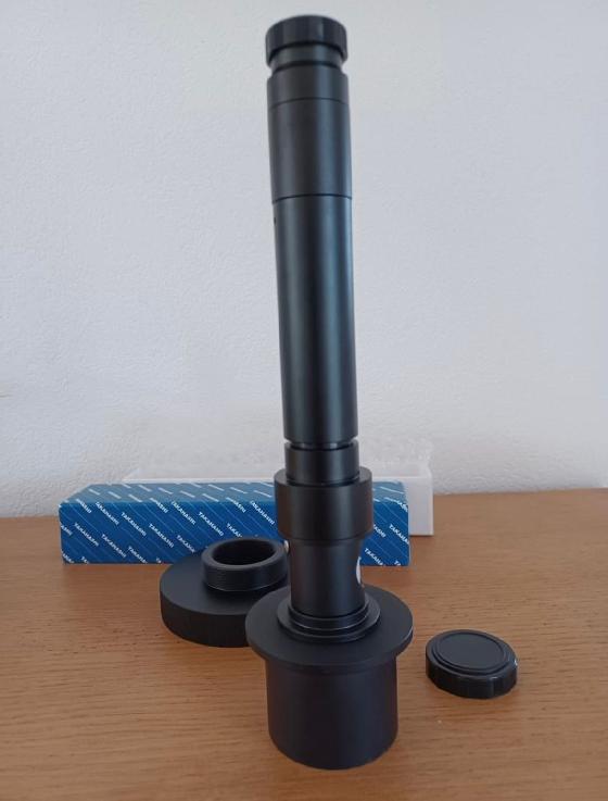 microscope de collimation Takahashi avec les adaptateurs