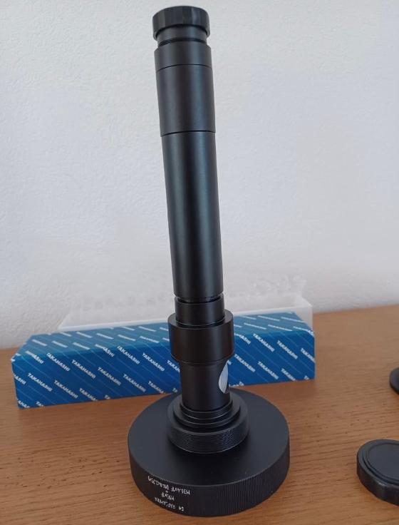microscope de collimation Takahashi avec les adaptateurs