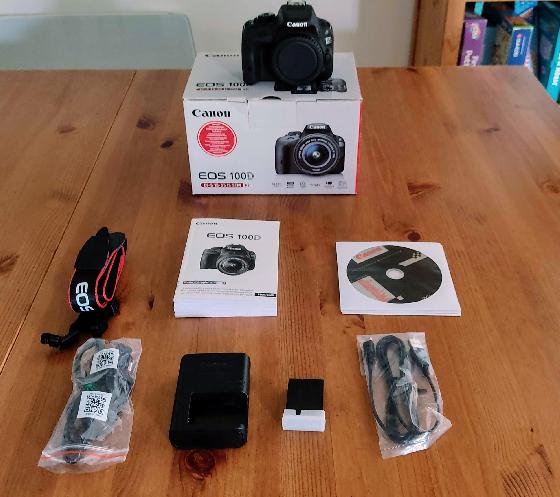 Canon EOS 100D défiltré partiel état neuf, 1500 déclenchements