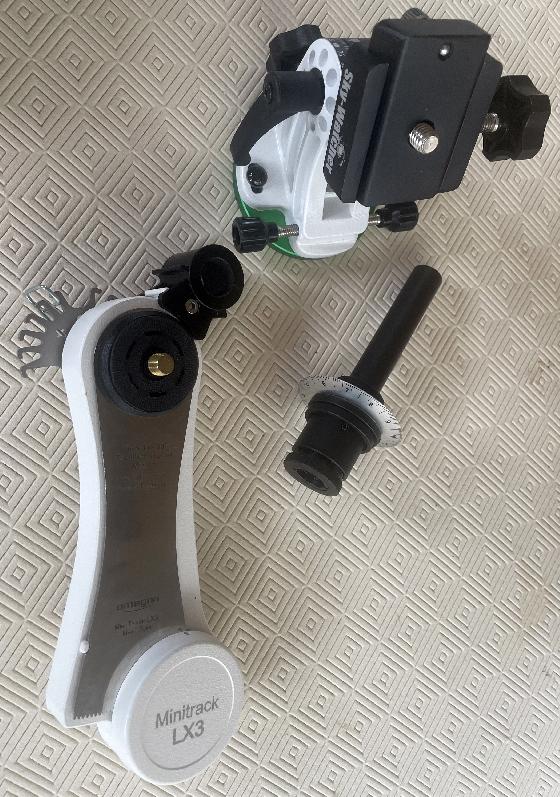 Monture Omégon MiniTrack LX3 plus base équatoriale