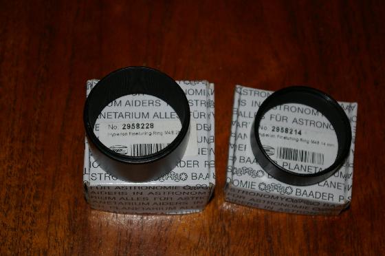 Baader hyperion 13mm + 8mm + bagues 14mm et 28mm