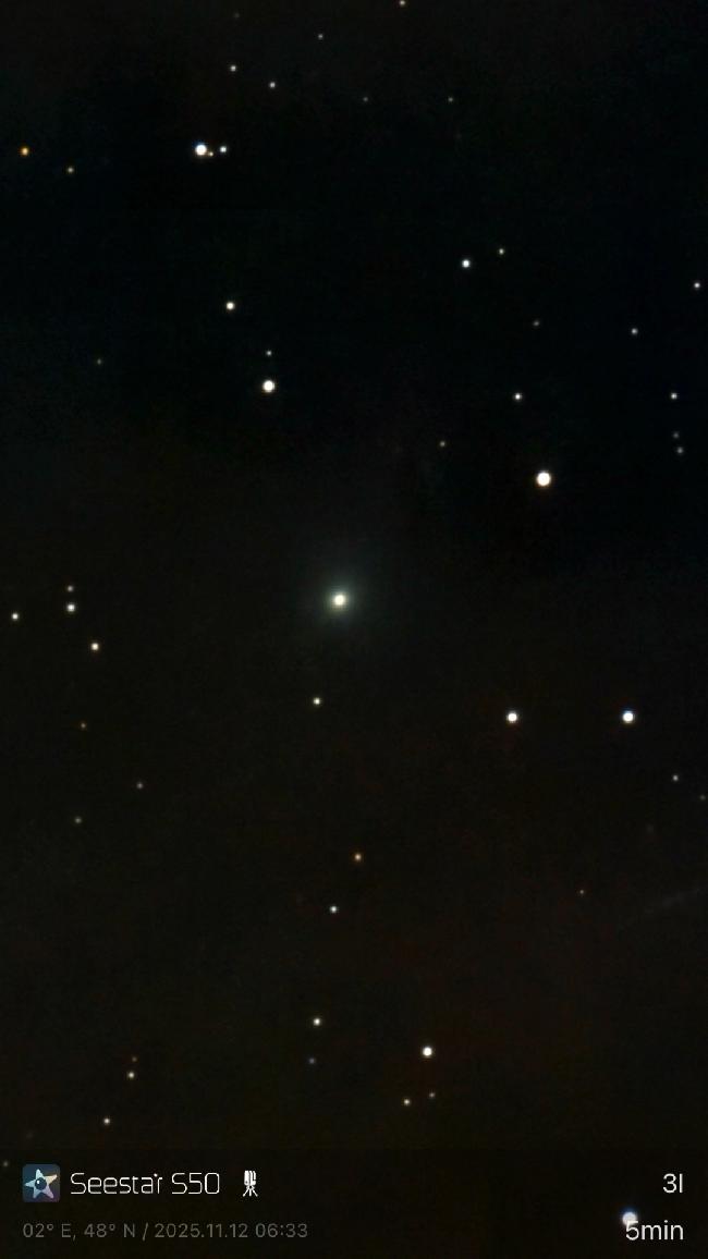 Comète interstellaire 3I/2025 ATLAS