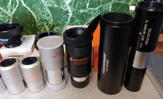 Celestron Vintage accessoires divers des années 80