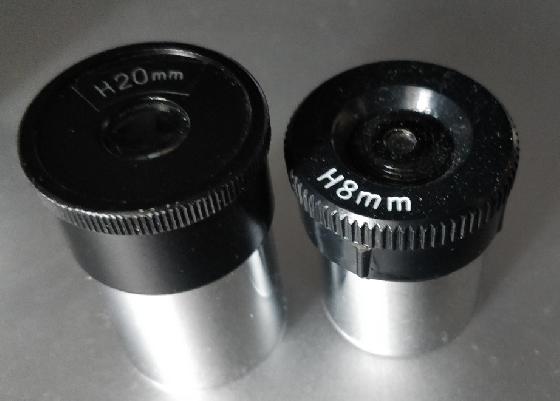 Vixen, Oculaires  au coulant 24,5mm