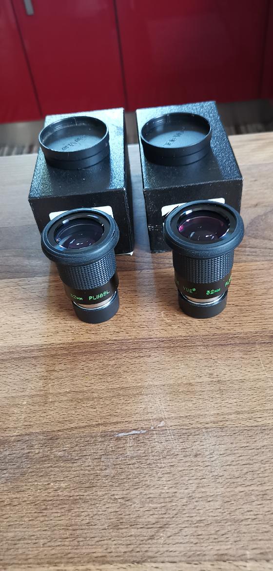 Televue plössl 32 et 20 (paires) 