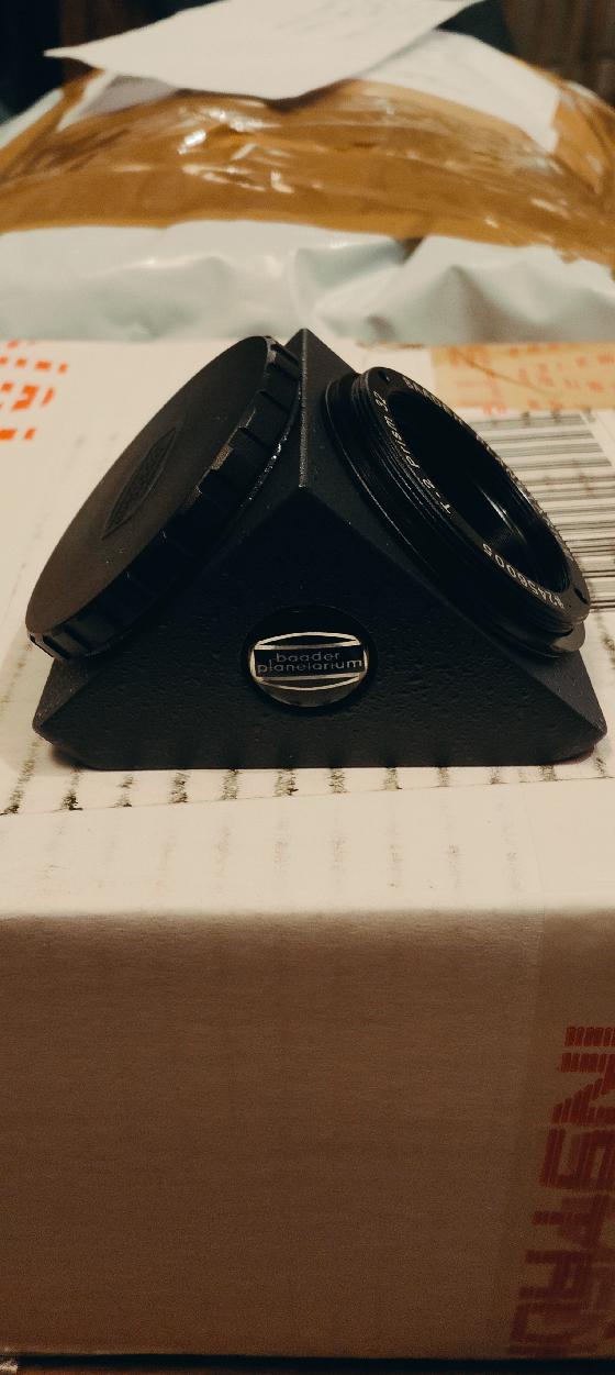 Renvoi t2 prisme Baader 