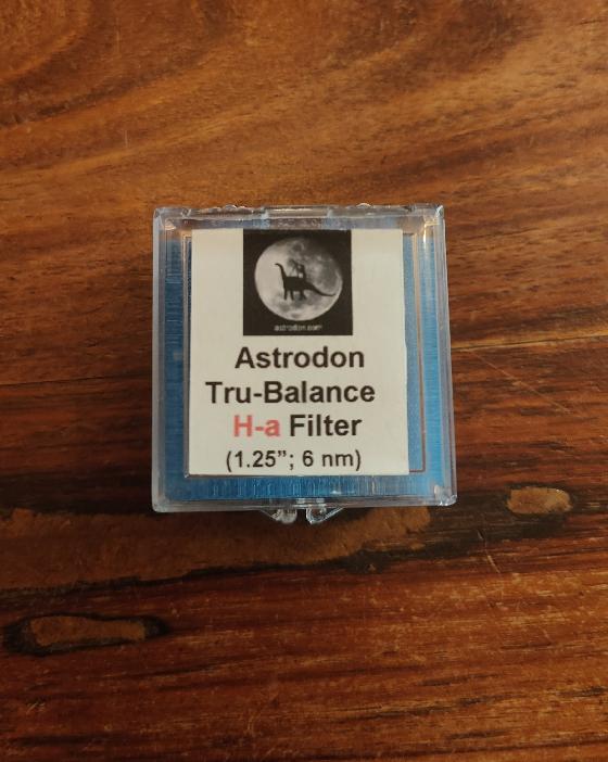 Filtre astrodon tru-balance ha 6nm 1.25''