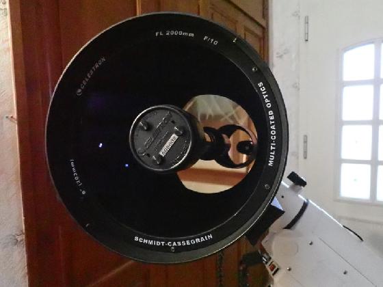 Tube C8 sur HEQ5 PRO GoTo avec accessoires