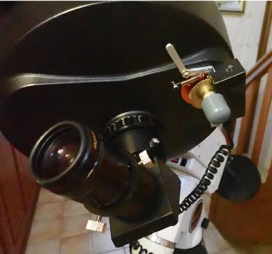 Tube C8 sur HEQ5 PRO GoTo avec accessoires