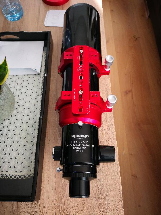 Omegon pro triplet 104 / 650mm