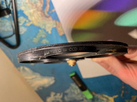 Roue à filtre avec filtres astronomik 50mm montes H alpha / O3 /S2