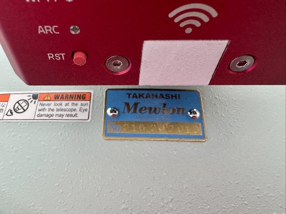 TAKAHASHI MEWLON 210 + Motorisation PRIMALUCE