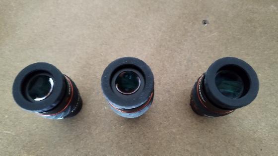 Vends  3 Oculaires Celestron X-CEL LX 7mm /12 Mmm /25 mm