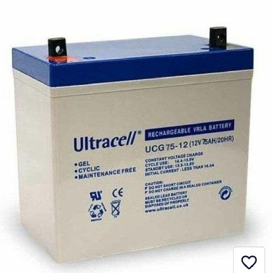 Batterie Gel 12V 75AH
