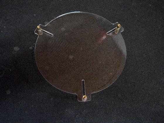 Masque de bahtinov acrylique gravé William optics