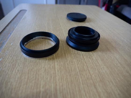 bague objectif Canon / M42 reglable