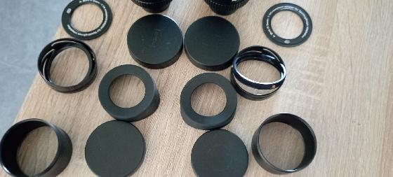 tête de binoculaire Bresser Deluxe + oculaires + porte filtres