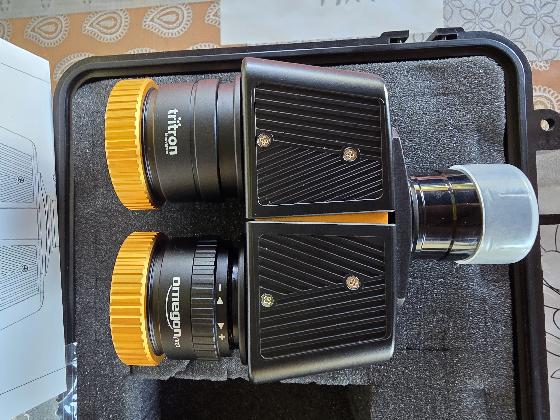 Tête binoculaire omegon pro tritron 