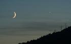 Lune et Vénus à l'Horizon