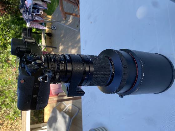 Sony a7 et objectif tokina 300mm f2.8