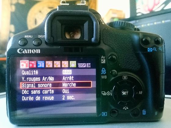 Canon EOS 450D défiltré total